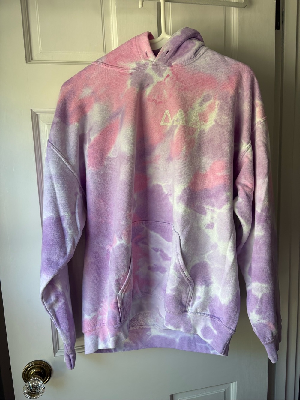 Tie-Dye Pink & Lavender Tri Delta Sweatshirt